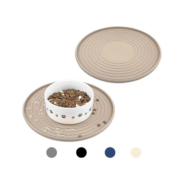 Dog Food and Water Bowl Mat for Small Medium Large Dogs Cats