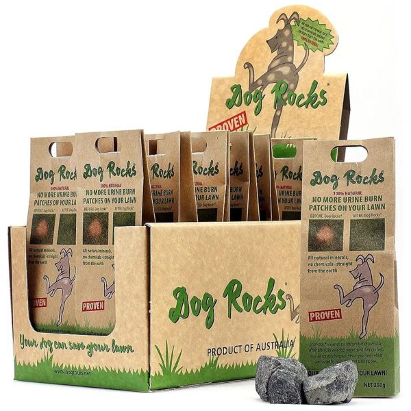 Dog Grass Saver Rocks for Green Lawns in 3-5 Weeks