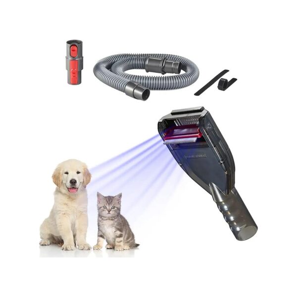 Dog Grooming Brush Vacuum Attachment Pet Groomer Kit for Dogs and Cats