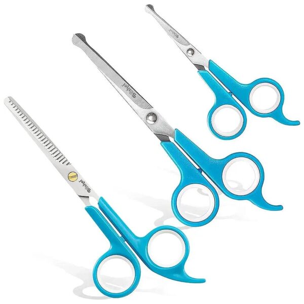 Dog Grooming Kit for Small and Large Dogs with Sharp and Thinning Scissors