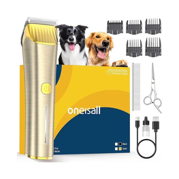 Dog Hair Clippers for Thick and Matted Coats with Low Noise and High-Speed Cutting