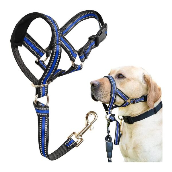 Dog Head Harness for Medium to Large Aggressive Dogs, No Pull Stylish Dog Face Gear