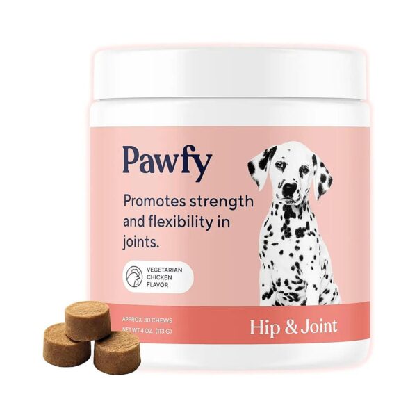 Dog Hip and Joint Support Soft Chews with Glucosamine, Chondroitin, and MSM for Mobility