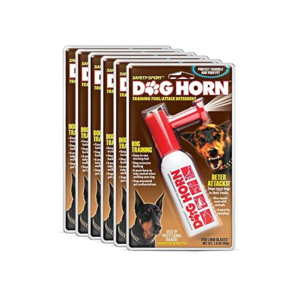 Dog Horn Pack of Six Ideal for Camping Repelling Wild Animals and Noise Control