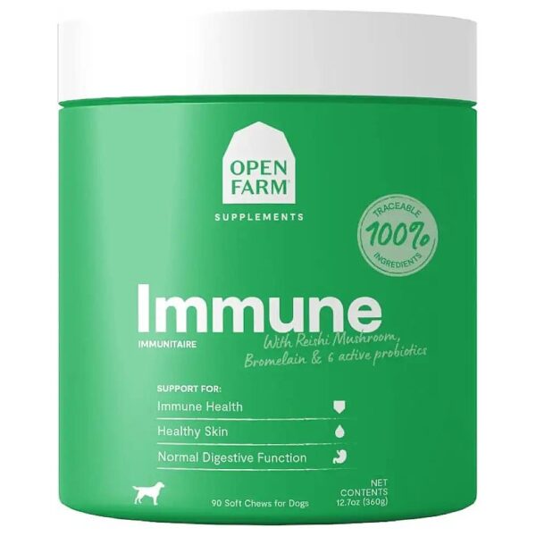 Dog Immune Supplement with 100% Traceable and Vet-Approved Functional Ingredients