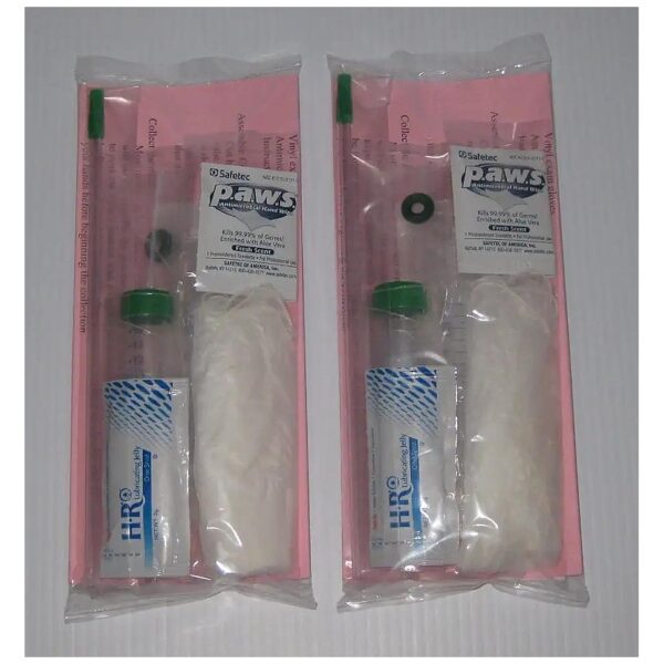 Dog Insemination Kit with Sperm-Saver and Lubricant for Large Breeds