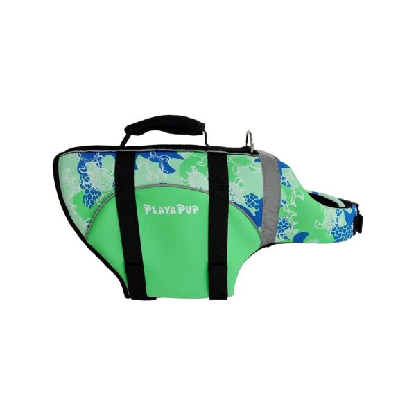 Dog Life Jacket with Reflective Accents Medium Emerald