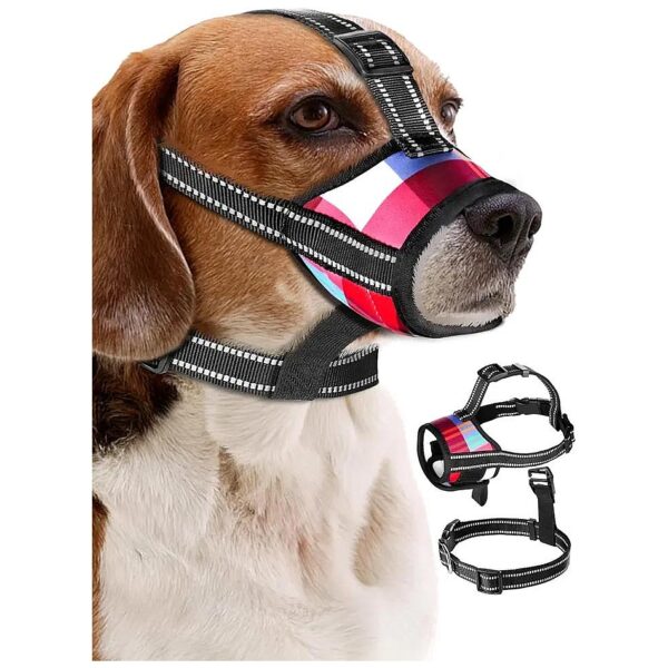 Dog Muzzle for Preventing Biting and Barking, Soft and Comfortable for Medium Breeds