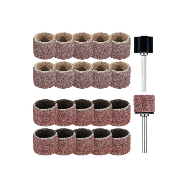 Dog Nail Smoother Replacement Kit with 60 Grit and 100 Grit Sanding Bands