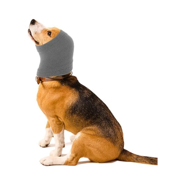 Dog Neck and Ears Warmer, Comfortable Cotton Snood for Anxiety Relief and Noise Reduction