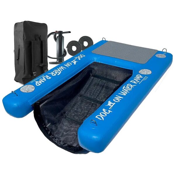 Dog On Water Ramp for Safe and Easy Water Entry from Boats Docks and Pools