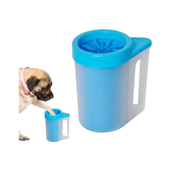 Dog Paw Cleaner with Ergonomic Handle for Quick and Easy Mud Removal from Cats and Dogs