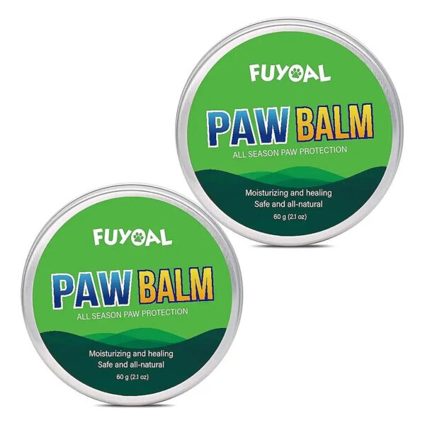 Dog Paw Pad Balm with Natural Ingredients for Dry, Cracked, and Damaged Paws