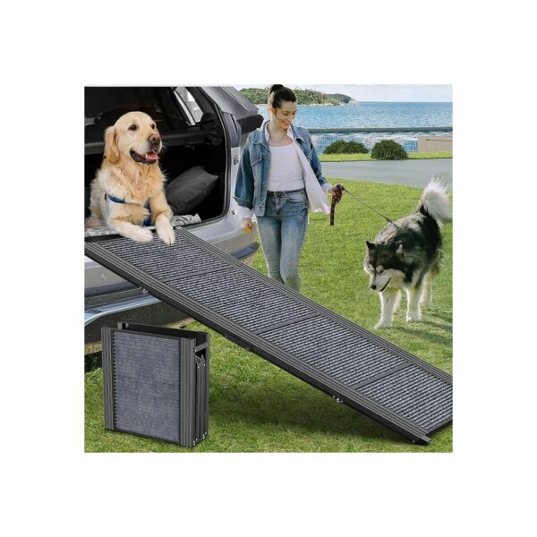 Dog Ramp for Car SUV and Truck Entry for Large Dogs Up to 250LBS with Non-Slip Surface