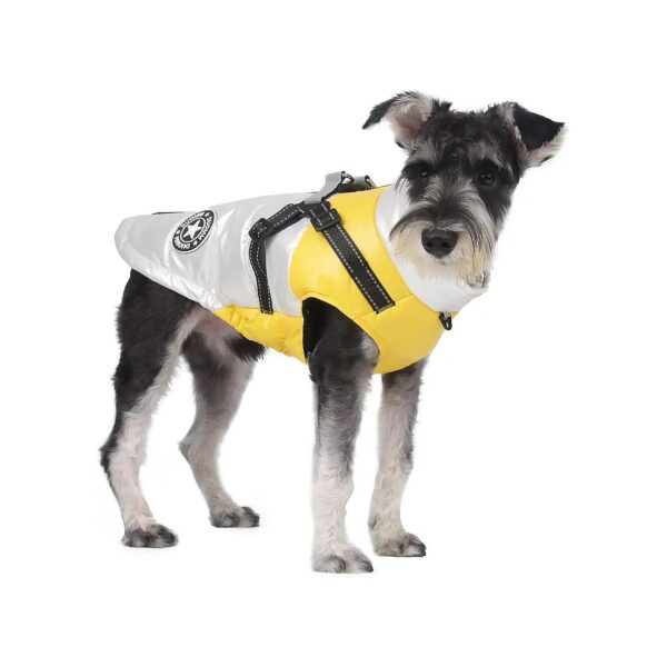 Dog Reflective Winter Coat with Harness for Small Medium Dogs X-Large Waterproof Size