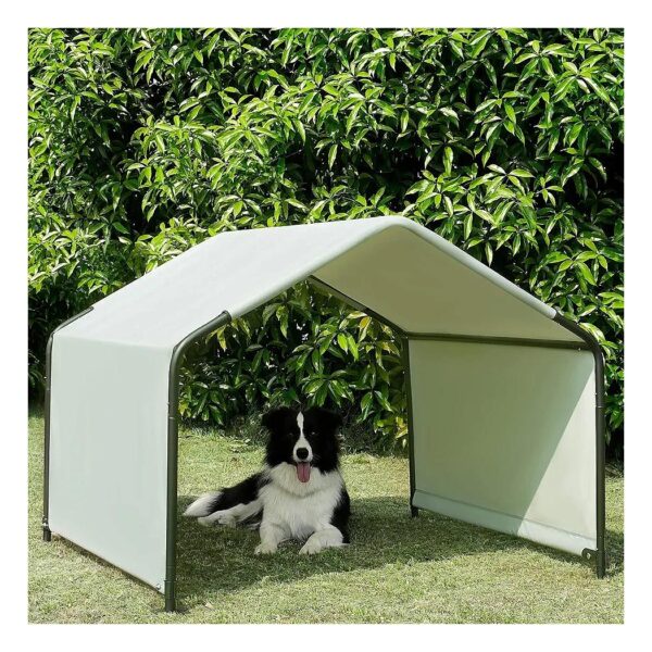 Dog Shade Shelter Outdoor Tent for Large Medium Dogs 4x4x3 Waterproof Canopy Pet House