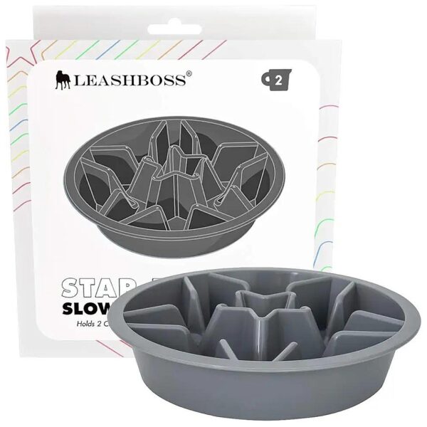 Dog Slow Feeder Bowl with Feeder Holes - Perfect Size for Large and Medium Breed Dogs