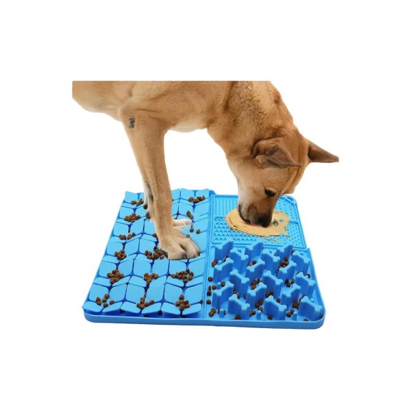 Dog Snuffle Mat with Suction Cups, Large Size, Suitable for Small to Large Dogs