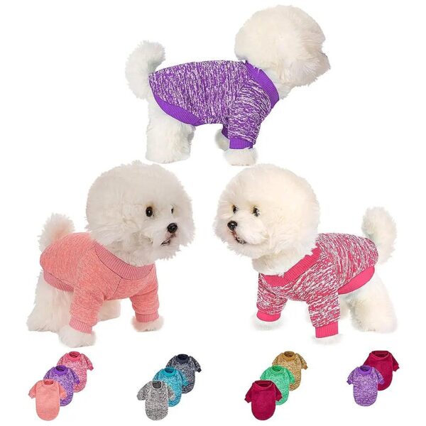 Dog Sweaters for Small Medium Large Cats Dogs Soft Pink Purple HotPink Winter Christmas