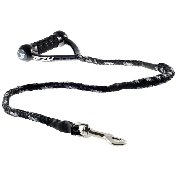 Dog Training Lead with Shock Absorbing Section, Reflective Trim, and Padded Pull Handle