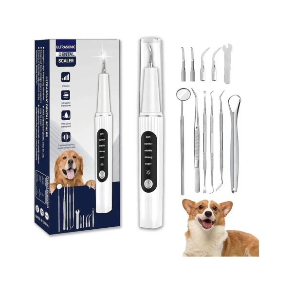 Dog Ultrasonic Tooth Cleaner for Healthy Gums and Teeth