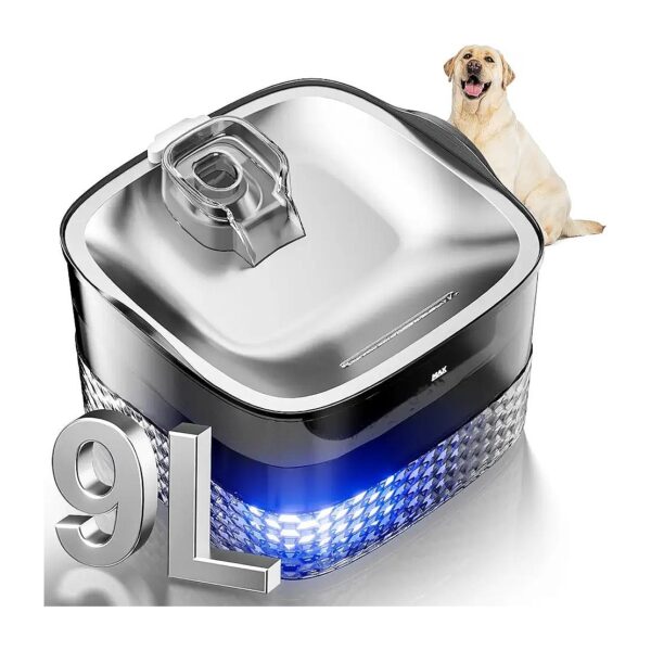 Dog Water Fountain with Automatic Dispenser and 4 Gal Capacity for Small-Large Dogs