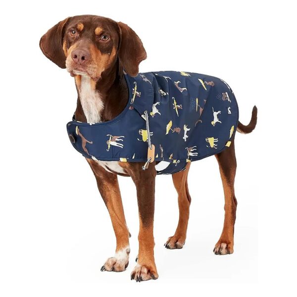 Dog Winter Coat with Water-Resistant Fabric and Adjustable Velcro Fastenings