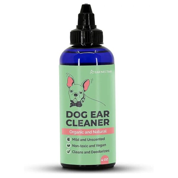 Dog and Cat Ear Cleaner - Natural and Organic Formula to Relieve Ear Pain and Odor