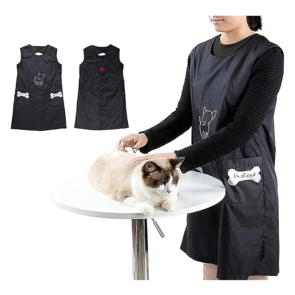 Dog and Cat Grooming Apron with Anti-Stick and Waterproof Properties, Ideal for Pet Shops