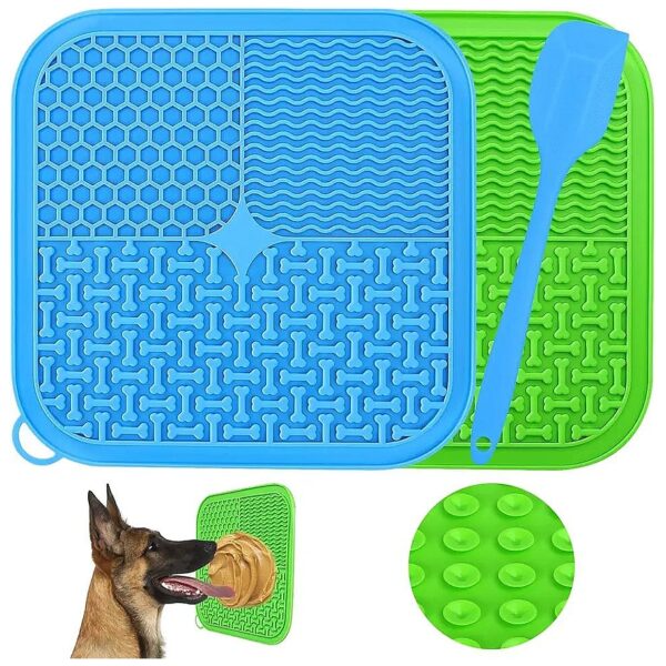 Dog and Cat Licking Mats for Reduced Boredom and Anxiety