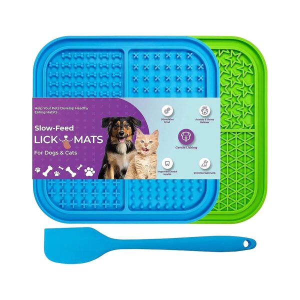 Dog and Cat Slow Feeding Licking Mat for Healthy Digestion and Anxiety Relief