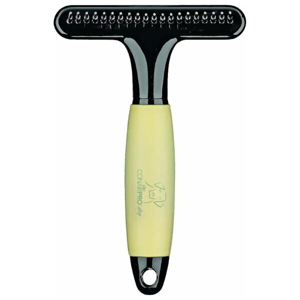 Dog and Cat Undercoat Rake with 3/4 Inch Medium Tooth for Easy Grooming