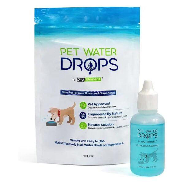 Dog and Cat Water Additive for Dental Care with Fresh Breath and Cleaner Teeth