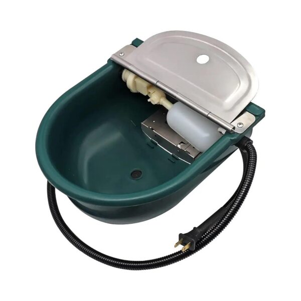 Dog and Horse Heated Water Bowl with Automatic Float Control and Washing Valve