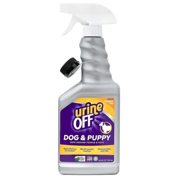 Dog and Puppy Stain and Odor Remover Spray with Fresh, Clean Scent