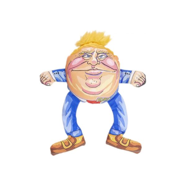 Donald Trump Parody Novelty Toy with Unstuffed Arms and Legs for Canines