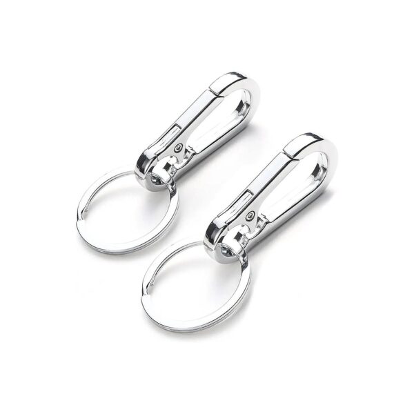 Double Pack of Stainless Steel Dog Tag Clips for Standard Thickness ID Tags