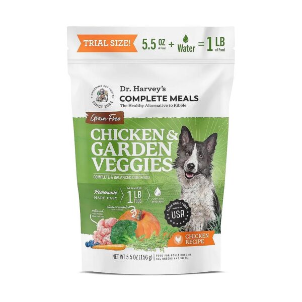 Dr Harvey's Chicken and Garden Veggies Dehydrated Dog Food for Canine Wellness