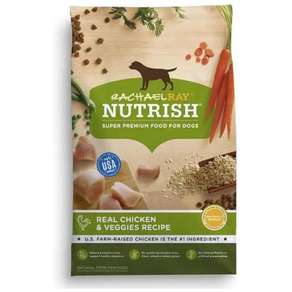 Dry Dog Food Made with Real Chicken and Vegetables Two-Pack for Adult Canine Nutrition