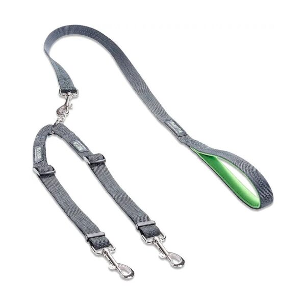 Dual Dog Leash with Adjustable Length for Walking Dogs of All Shapes and Sizes