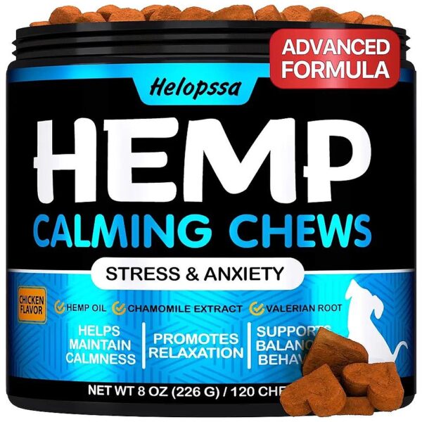 Duck-Flavored Calming Treats for Dogs Relief from Stress and Anxiety