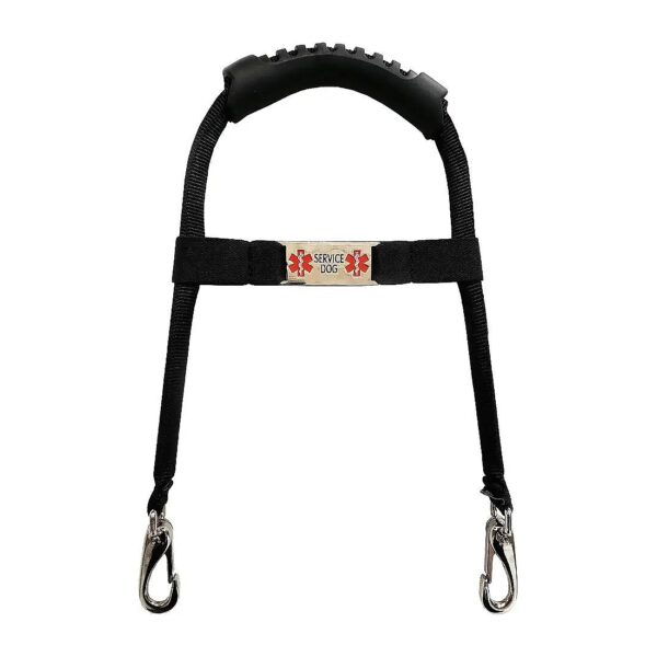 Durable Aluminum Core Dog Handle with Molded Rubber Grip and Heavy-Duty Nylon Webbing