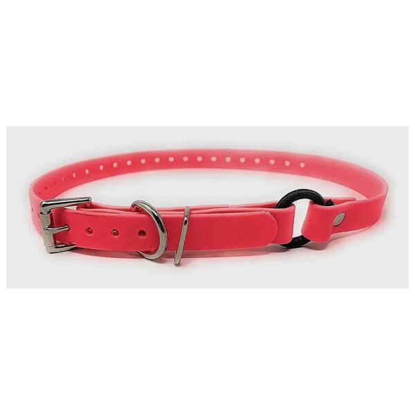 Durable Biothane ECollar Strap for Dogs Adjustable and Waterproof with Metal Buckle Clasp