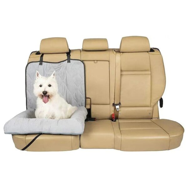 Durable Car Dog Bed for Small Dogs, Fits Cars, Trucks, Minivans, SUVs, Grey