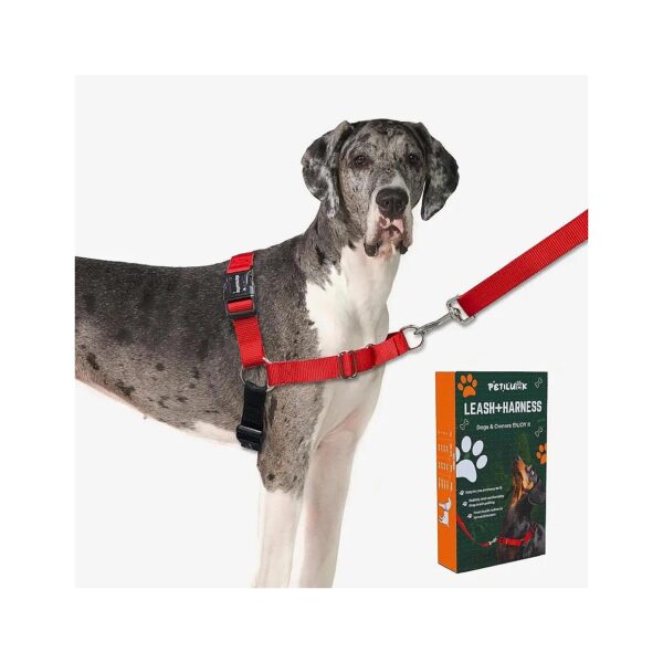 Durable No-Pull Dog Harness with Front-Leash Attachment for Safe Walking