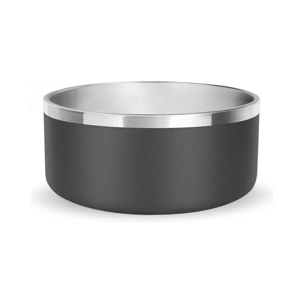 Durable Non-Slip Stainless Steel Water Bowls for Dogs and Cats