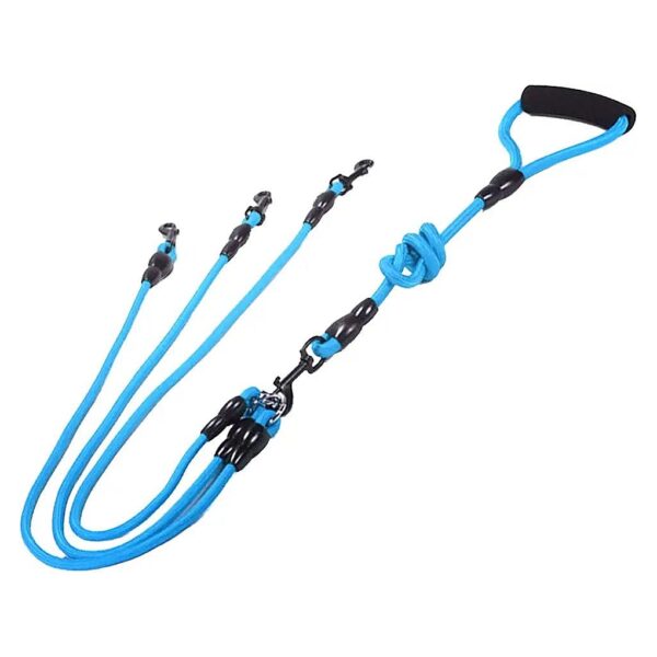 Durable Nylon Multi-Dog Leash with No Tangle Design for Safe and Comfortable Walking