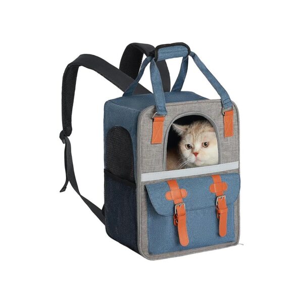 Durable Pet Carrier Backpack for Small Medium Cat and Dog Travel and Hiking