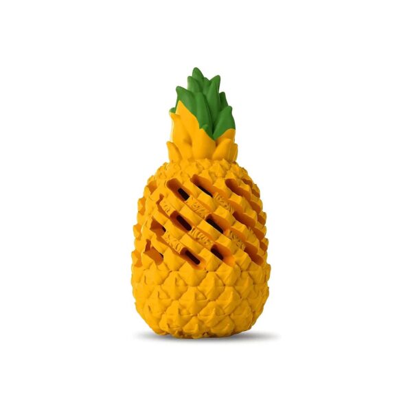 Durable Pineapple Rubber Dog Toys for Large Aggressive Chewers and Puppies