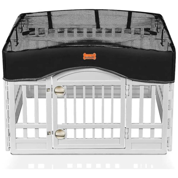 Durable Polyester Mesh Top Cover for 4-Panel 36-Inch Dog Playpen